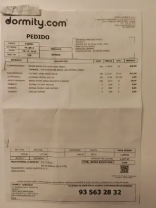 Urge vender!! Comprado en Diciembre Somier Articul