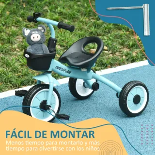 Triciclo infantil azul