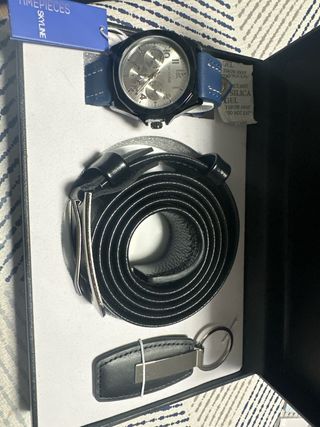 Conjunto Skyline Reloj y Cinturón Hombre