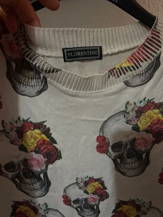 Jersey FIRENTINO calaveras flores
