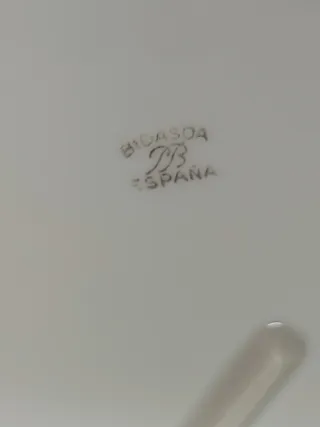 Bandeja porcelana vintage BB