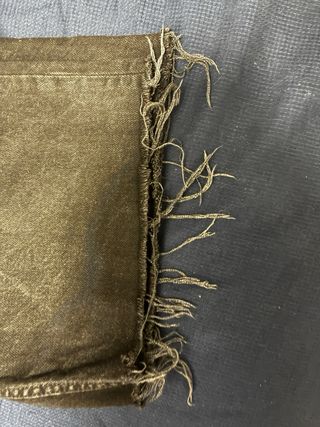 Bershka Vaqueros Cortos Rotos Negro