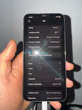 iPhone 11 Pro Max 256GB Bianco Perla