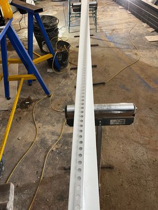 Perfil Aluminio L 2,6m Plata Mate