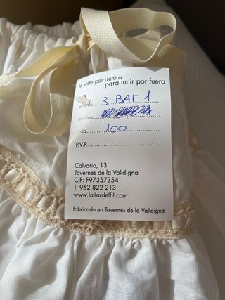 Enaguas fallera / traje valenciana (100 cm)