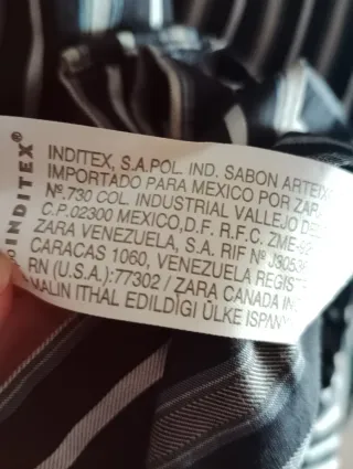 Camisa Zara Man Rayas Hombre