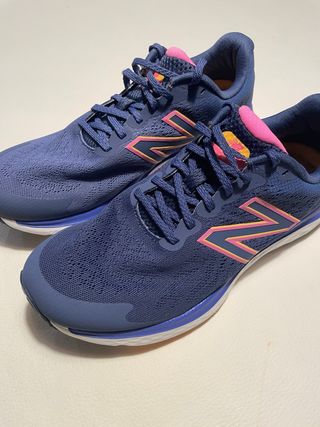 Zapatillas New Balance 40 Mujer Azul/Rosa