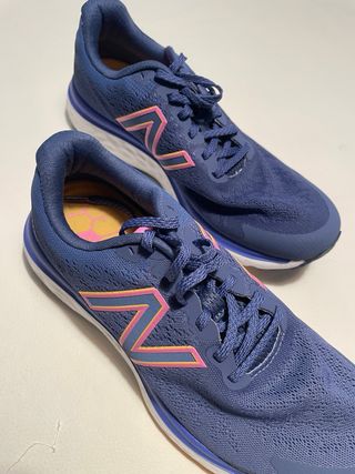 Zapatillas New Balance 40 Mujer Azul/Rosa
