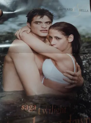 Póster Crepúsculo Edward y Bella