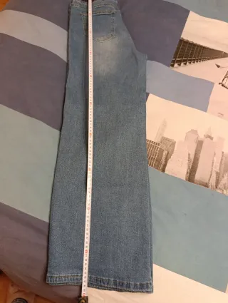 Pantalones vaqueros cinturilla elástica