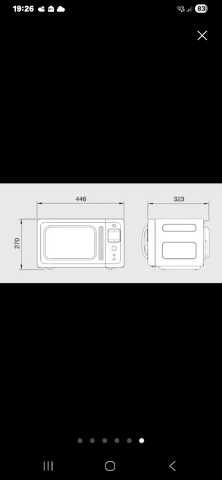 Microondas Vintage Daewoo KOG-6LBC Beige