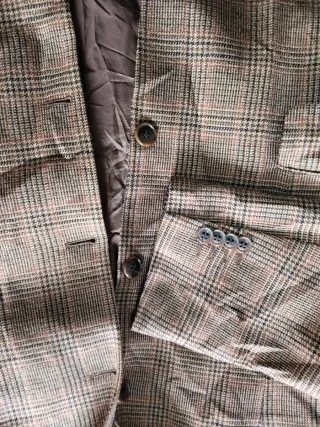 Chaqueta americana hombre de lana pura