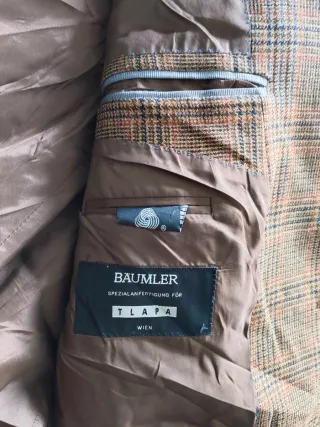 Chaqueta americana hombre de lana pura