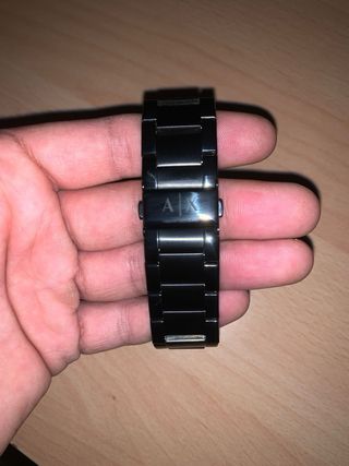 Orologio Armani Exchange nero e oro