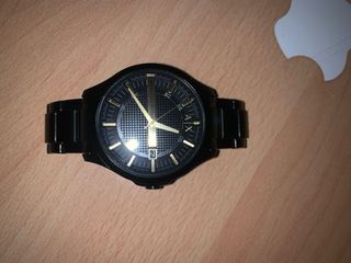 Orologio Armani Exchange nero e oro