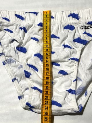 Calzoncillos Abanderado Vintage Blanco Azul Talla