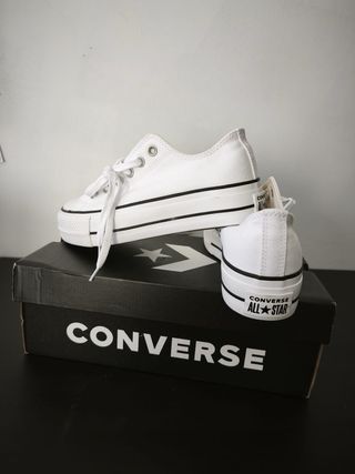 Converse Blancas Plataforma