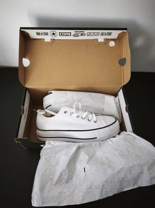 Converse Blancas Plataforma