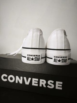 Converse Blancas Plataforma