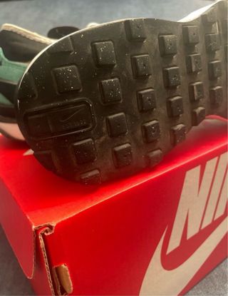 Nike Waffle One Zapatillas Negras y Verdes