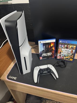 Ps5 Slim + 2 mandos + juegos