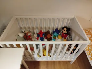 Cuna Ikea Sundvik Blanca 60x120