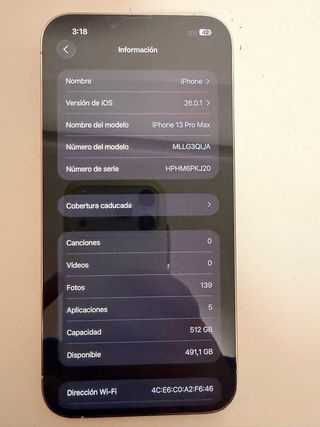 iPhone 13 Pro Max 512GB Bianco