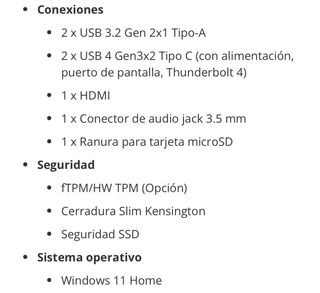LG 17Z90R-E.AD78B Intel i7 RTX3050 32GB RAM y 1 TB