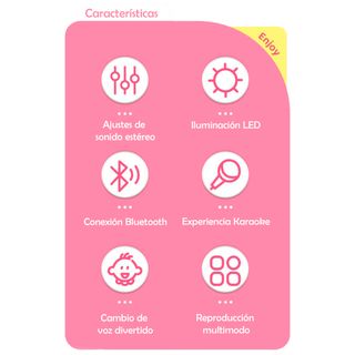 Set Karaoke Ahri Bluetooth RGB