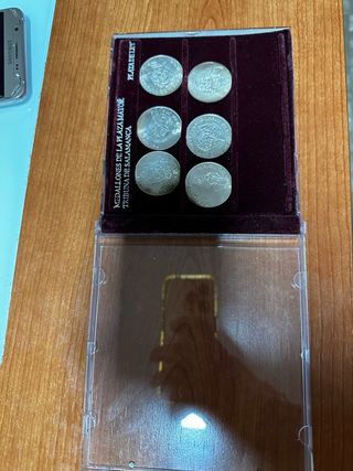 Medallones Plata Ley Plaza Mayor Salamanca