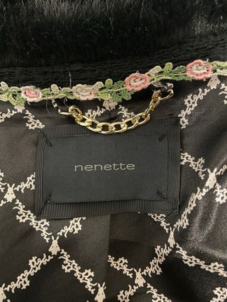 Pelliccia Nenette nera