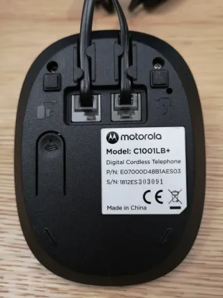 Teléfono Inalámbrico Motorola Negro