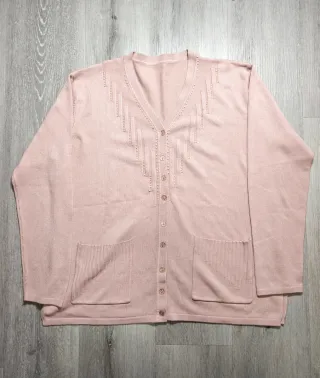 Cárdigan vintage rosa