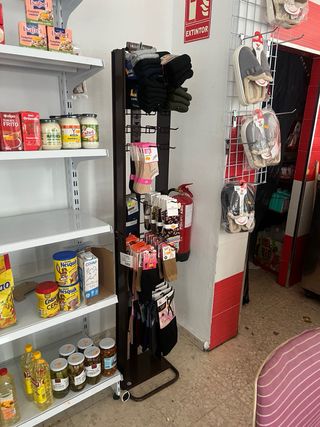 Estantería Metálica Negra y Blanca