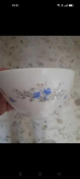 Tazza Nutella in porcellana anni '80