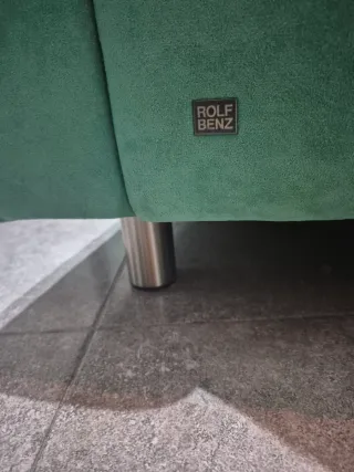 Sofá modular Rolf Benz verde