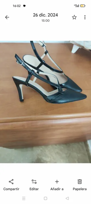 Zapatos de tacón Helene Rouge negros piel