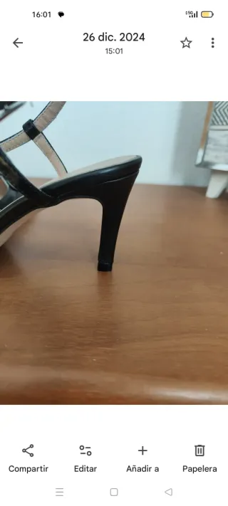 Zapatos de tacón Helene Rouge negros piel