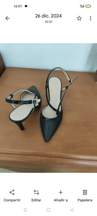 Zapatos de tacón Helene Rouge negros piel