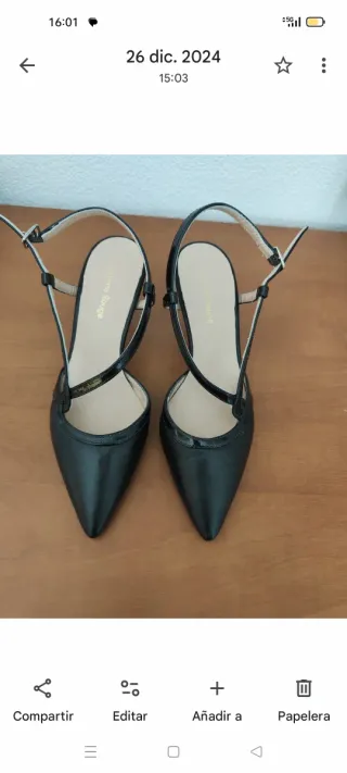 Zapatos de tacón Helene Rouge negros piel