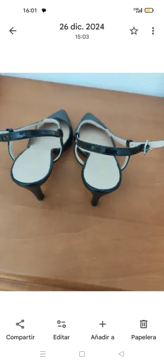 Zapatos de tacón Helene Rouge negros piel