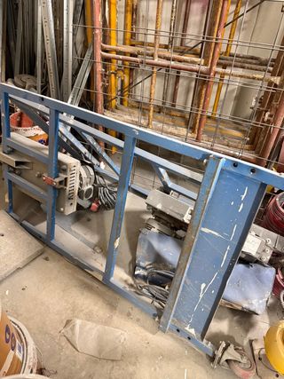 Andamio colgante industrial