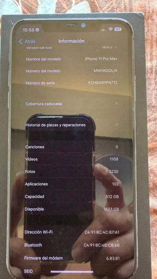 iPhone 11 Pro Max 512GB Grigio Siderale