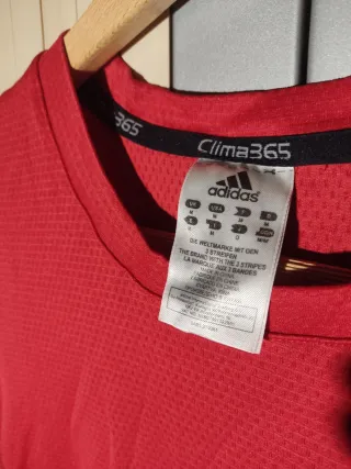 Camiseta deportiva sin mangas Adidas roja