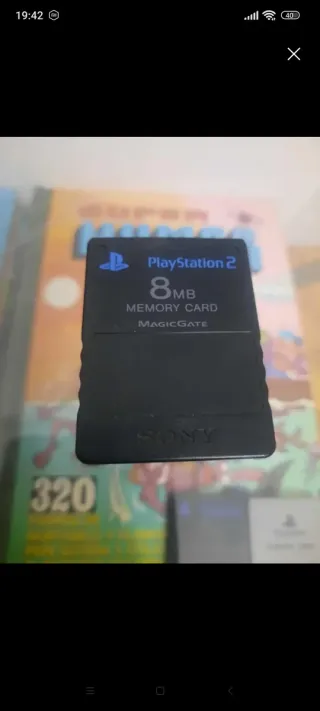 Caja SEGA Master System II y 2 Memory Card