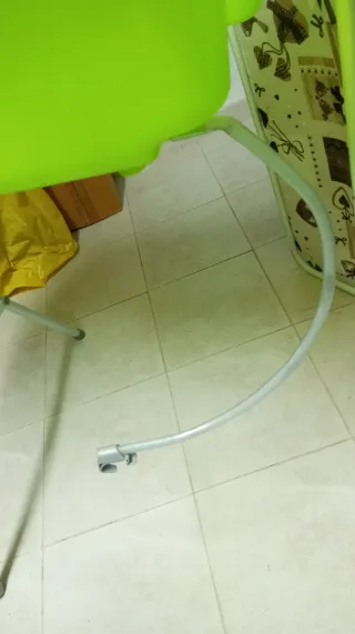 Bañera bebé Jane verde con soporte