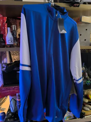Chaqueta Adidas Azul y Blanca
