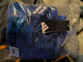 Chaqueta Adidas Azul y Blanca