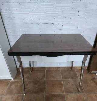 Mesa de comedor extensible italiana de salvarani
