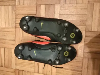 Botas de fútbol Nike Premier Negro/Naranja